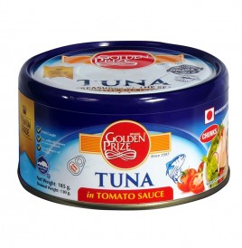 Golden Prize Tuna Chunks in Tomato Sauce   Tin  185 grams